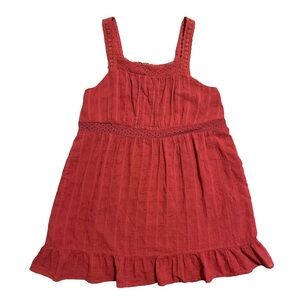 Knox Rose Wine Size Large Sundress Dress Ruffle Wide Strap